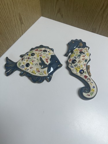 Mosaic pottery wall hangings - wall,